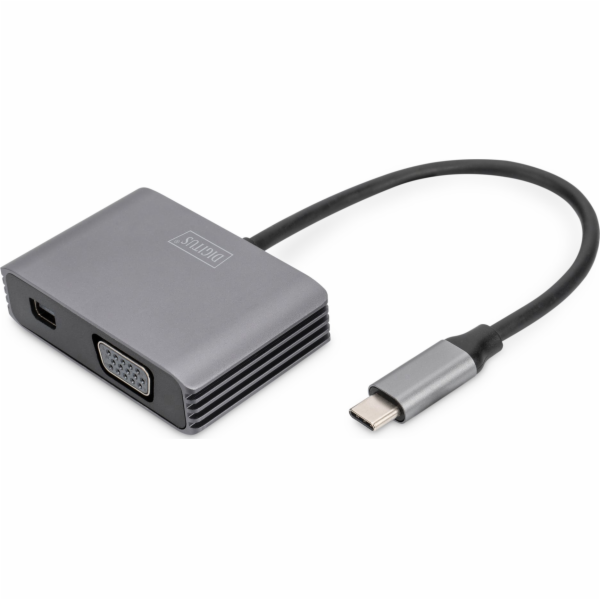 Systém přenosu AV signálu Digitus 0,2M ADAPTÉR USB-C-MINI...