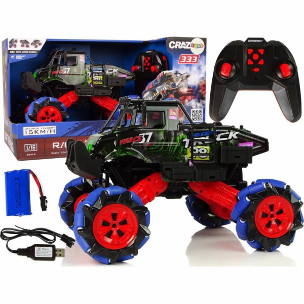 LeanToys Off-road Drift Auto na dálkové ovládání 1:16 Zel...