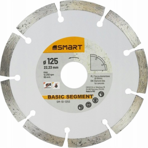 Chytrý základní segmentový diamantový kotouč 125mm SM-10-...
