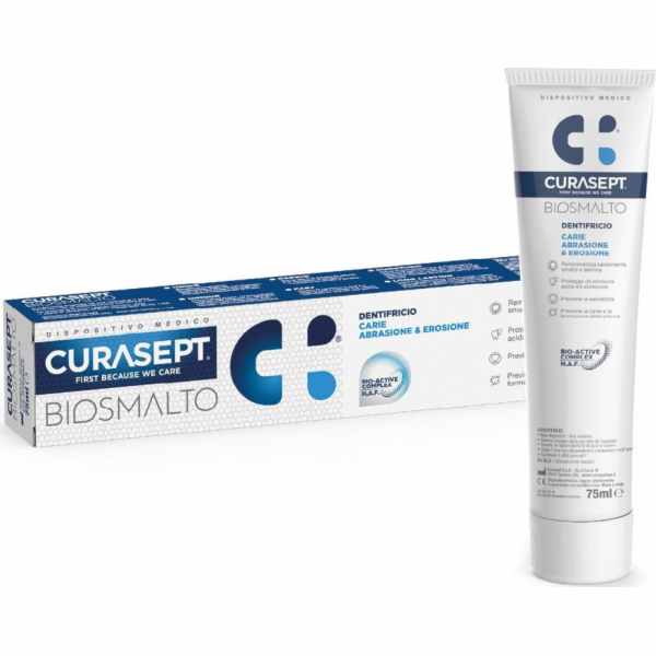 Curasept CURASEPT BIOSMALTO zubní pasta 75ml pro zubní ka...