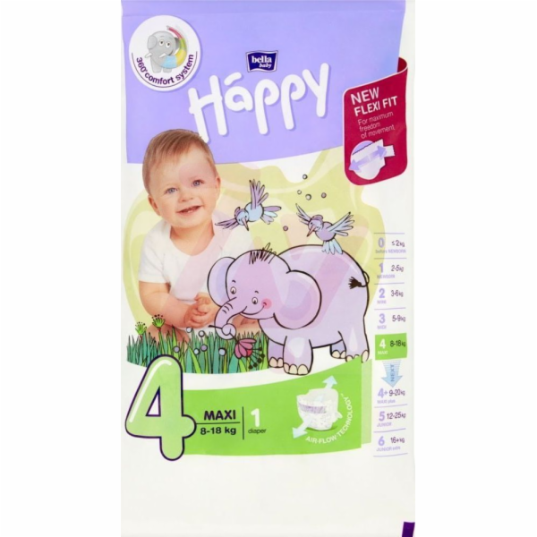 Bella Plenky Happy Maxi 4, 8-18 kg, 1 ks.