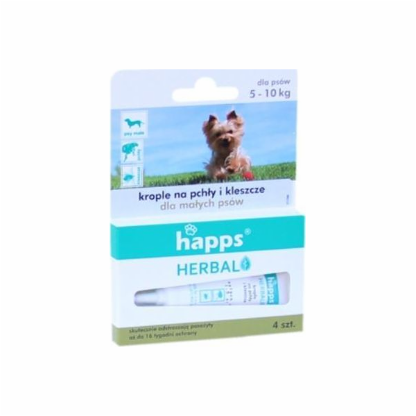 Happs Herbal - kapky proti blechám a klíšťatům pro malé p...
