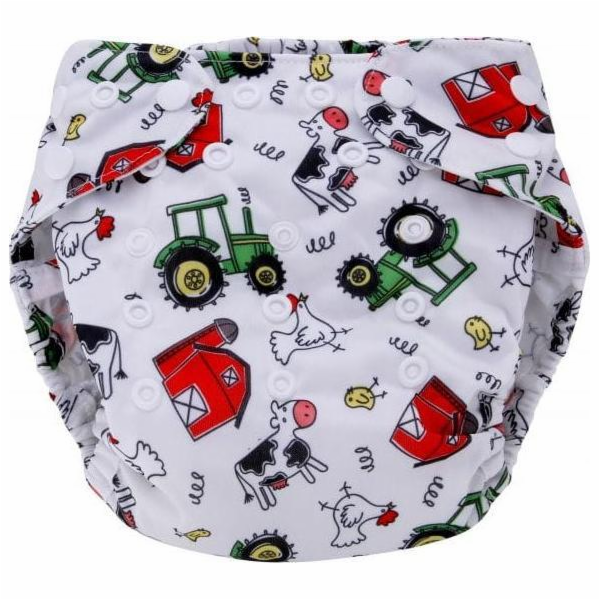 Simed Swaddle, opakovaně použitelná plenka Farma 3-15 kg,...