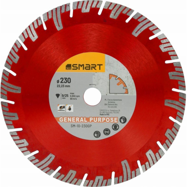 Chytrý diamantový kotouč pro všeobecné použití 230 mm SM-...