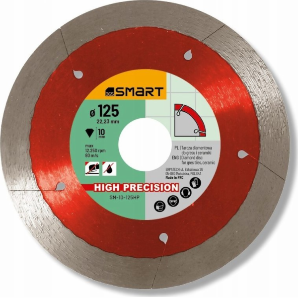 Smart Tarcza Diamentowa – vysoká přesnost 125 mm (SM-10-1...