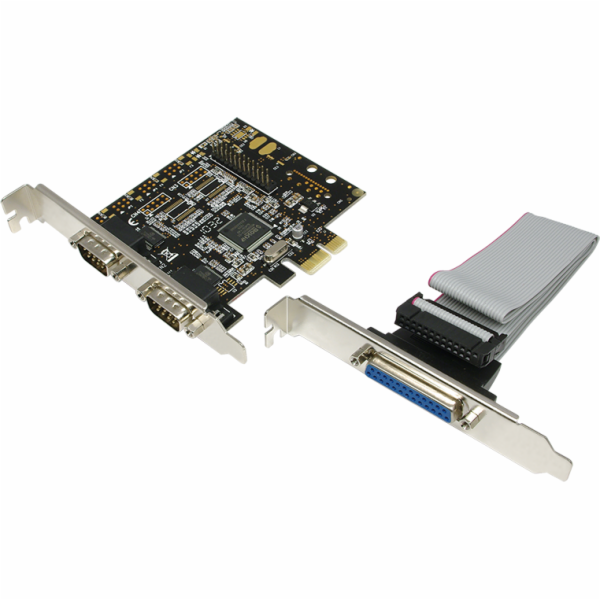 LogiLink PCIe x1 Controller – 2x sériový port + 1x parale...
