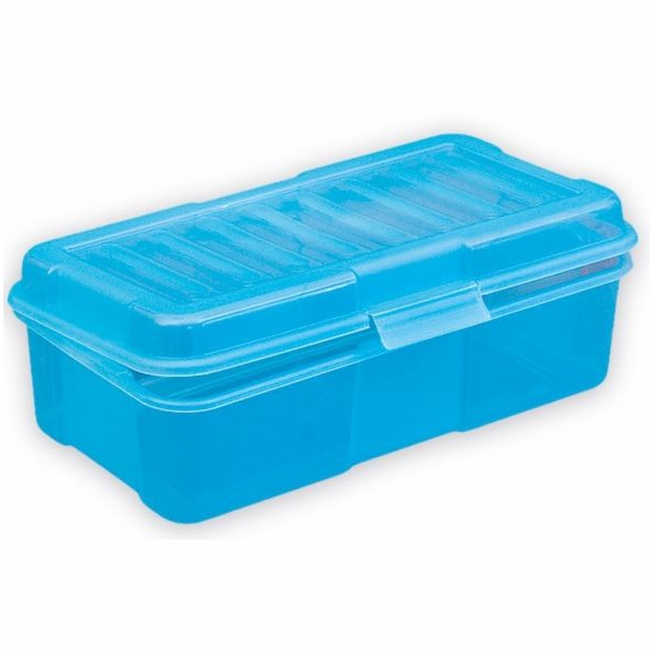 Dóza univerzální s výklopným víčkem, plast