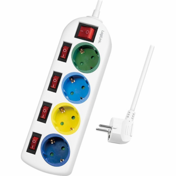 LogiLink LogiLink prodlužovací kabel se 4 zásuvkami, 1,5 ...