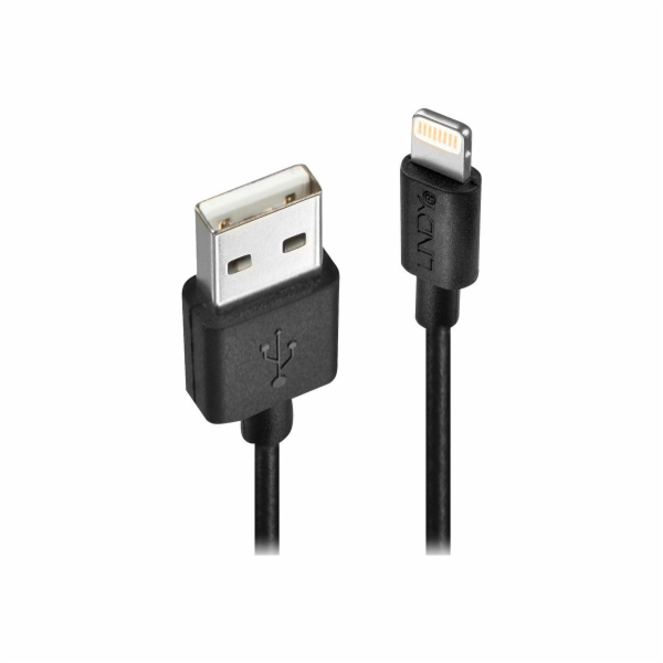 Lindy USB-A kabel USB – 0,5 m černý (31319)
