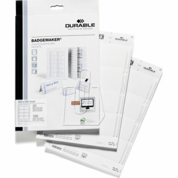 Odolná IDENTIFIKAČNÍ VLOŽKA DURABLE 1456