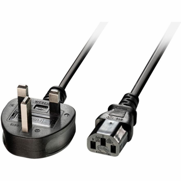 Lindy napájecí kabel 2m IEC UK (30433)