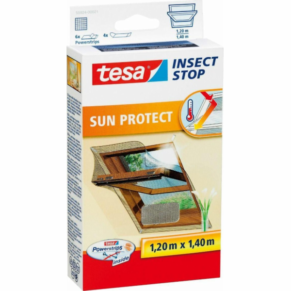 Tesa TESA SÍŤ NA KOMÁRY NA STŘEŠNÍ OKNA SOLÁRNÍ 1,2m x 1,...