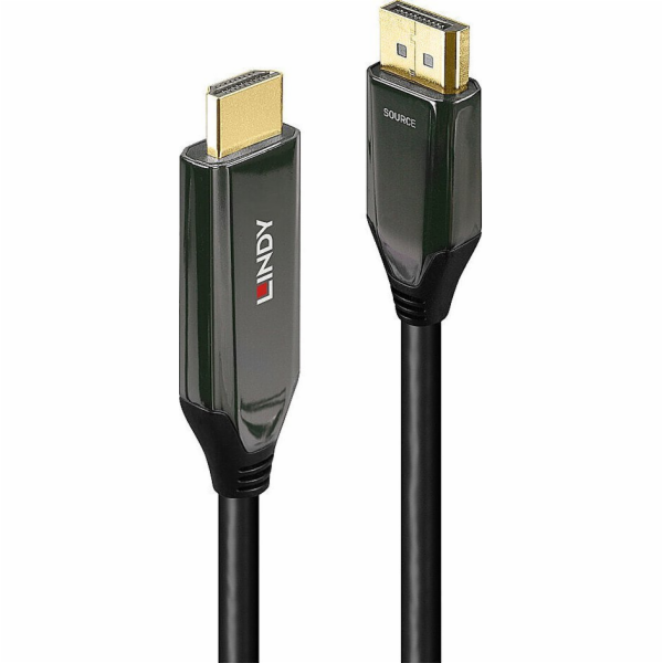 Lindy DisplayPort – kabel HDMI 1 m černý (40930)