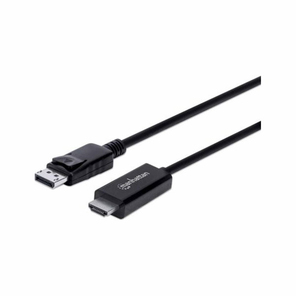Manhattan DisplayPort – kabel HDMI 1,8 m černý (153201)