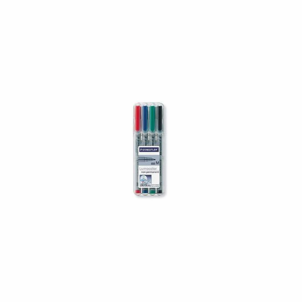 Staedtler LUMOCOLOR Popisovač za sucha OHP M, 4 barvy v p...