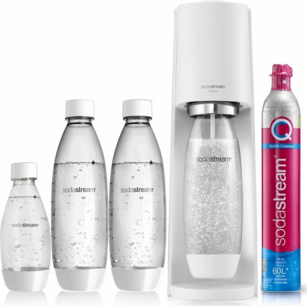 SodaStream Terra white Value Pack x3