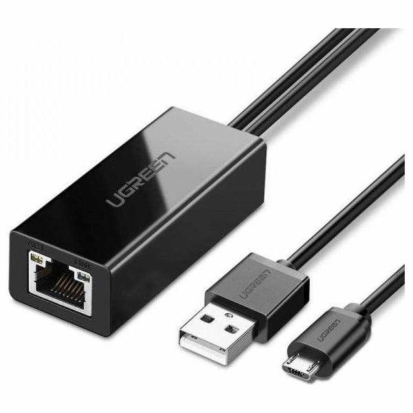 Ugreen UGREEN 30985 síťový adaptér Micro USB na RJ45 pro ...