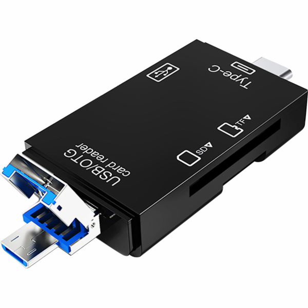 Čtečka Vakoss USB/MicroUSB/USB-C (TC-R425X)
