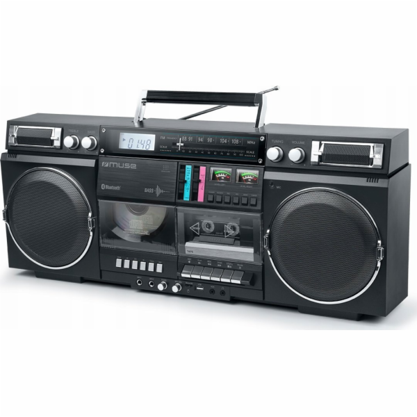 Rádiový přehrávač Muse BOOMBOX MUSE M-380 GB GHETTO černý