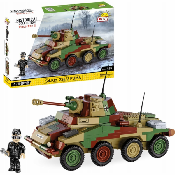 Cobi Klocki Sd.Kfz. 234/2 Puma