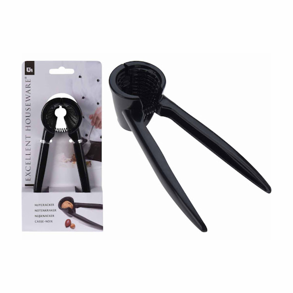 Louskáček na ořechy 17,5 cm kov černý
