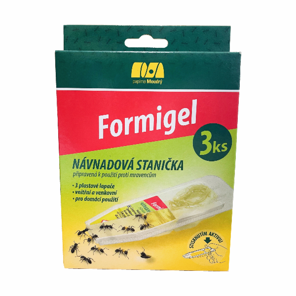 Návnada na hubení mravenců past domeček 3 ks FORMIGEL