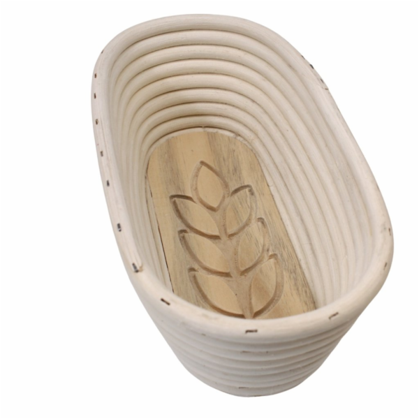 Ošatka na kynutí oválná s dřev. dnem-klas 26x13x9 cm Home E