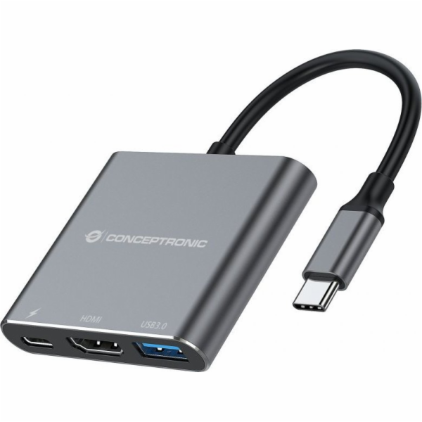 Adaptér AV Conceptronic CONCEPTRONIC Dock USB-C->HDMI,USB...