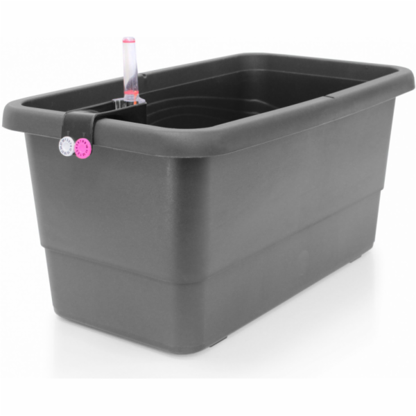 Truhlík samozavlažovací 40 cm kamenná šedá Fantazie