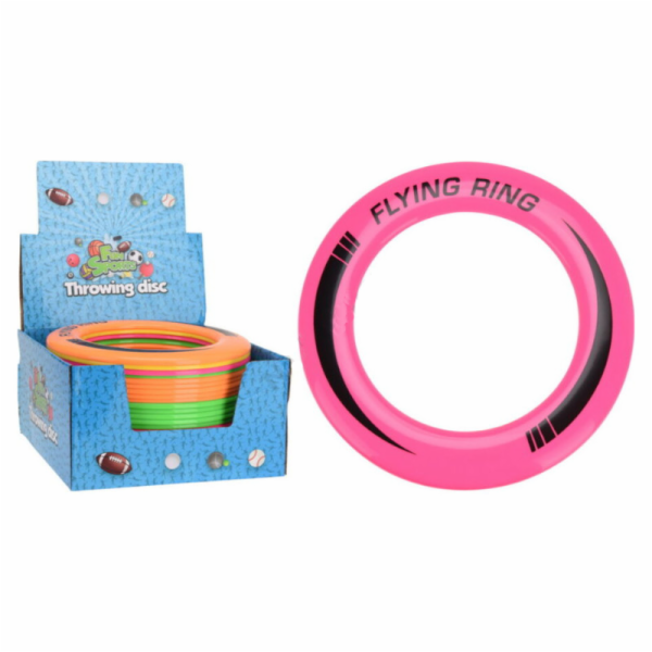 Disk létající 25 cm mix barev plast