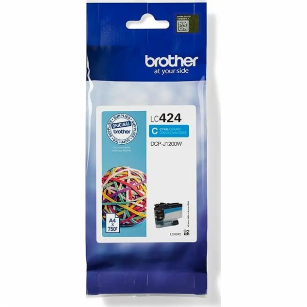 Brother Brother Inkoustový vozík. LC-424C pro DCP-J1200DW...