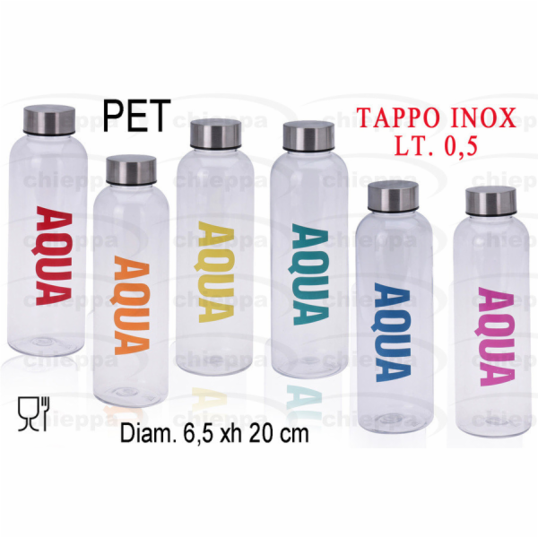 Láhev na pití 500 ml s uzávěrem plast dekor