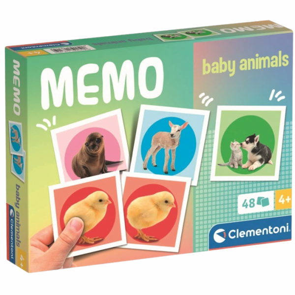 Clementoni BABY ANIMALS MEMO HRA 18315 CLM PUD