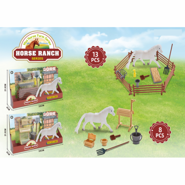 Bílý Kůň s příslušenstvím 8 nebo 13ks - více druhů