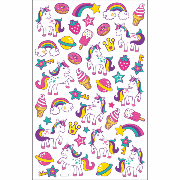 Samolepky 35 ks - JEDNOROŽEC