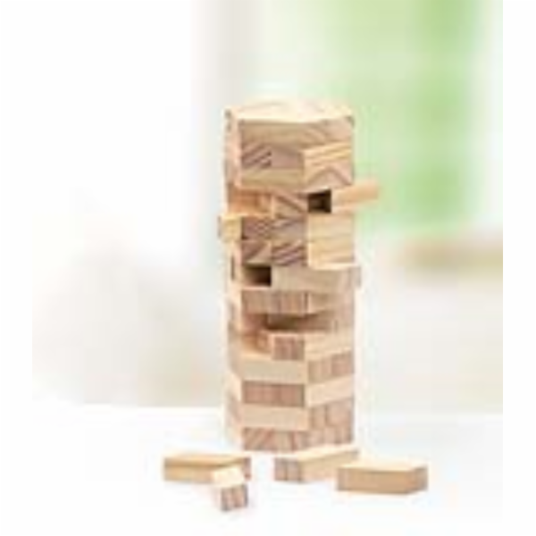 Dřevěná skládací věž 84 ks