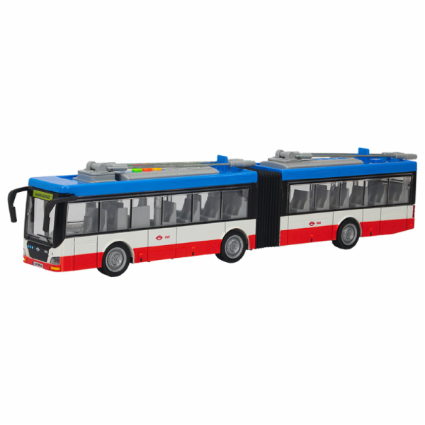 1:16 Trolejbus kloubový červeno-modrý