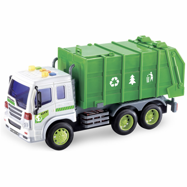 1:16 Popelářské auto zelené