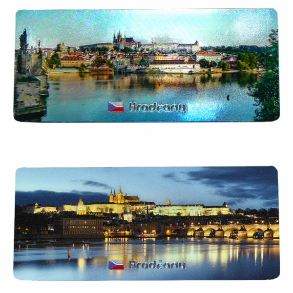 Magnet oboustraný - Hradčany - více druhů