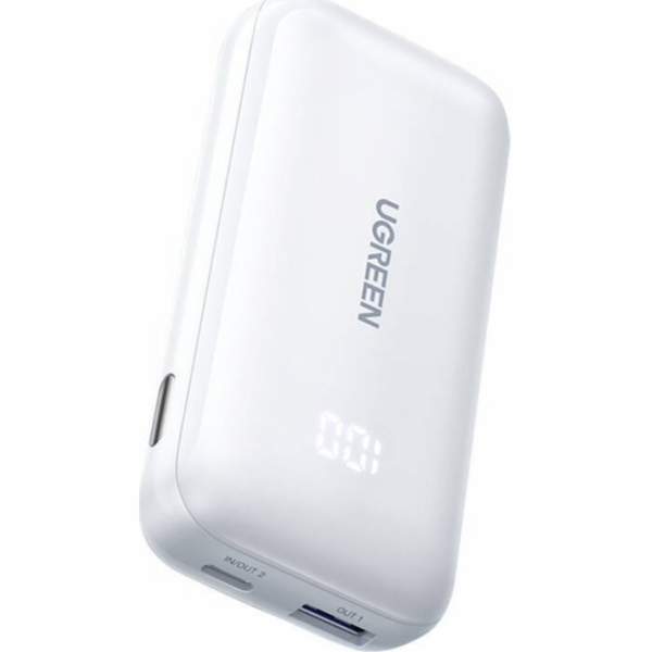 UGREEN 10000mAh dvoucestná rychlonabíjecí power banka bílá