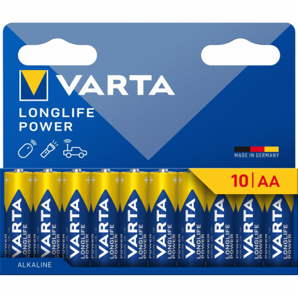 1x10 Varta Longlife Power Mignon AA LR 6 04906121761