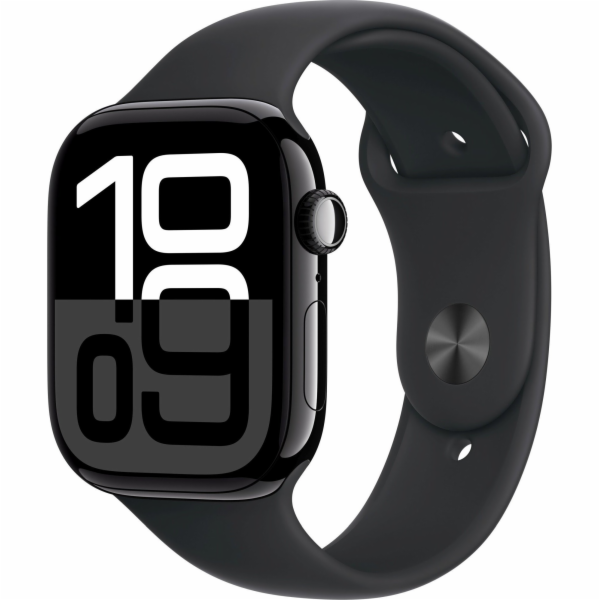 Apple Watch 10 46mm GPS+4G Alu Sport M/L Jet Black/Black