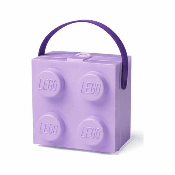 LEGO Lunchbox s rukojetí (levandule) - LEGO® Classic