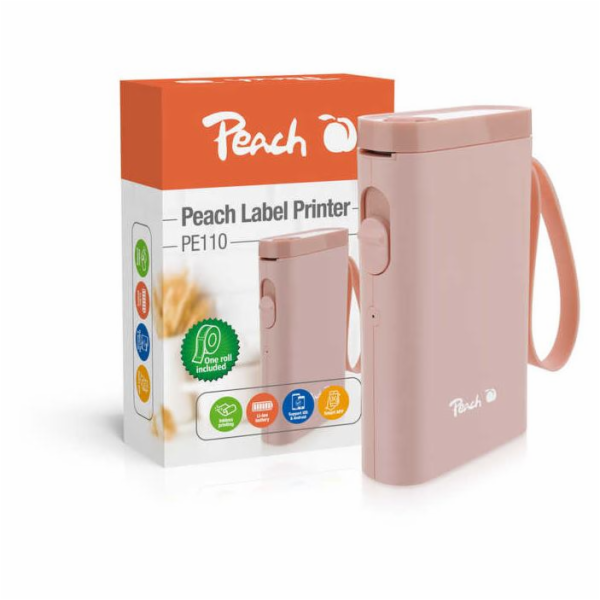 Peach PE110, tiskárna etiket