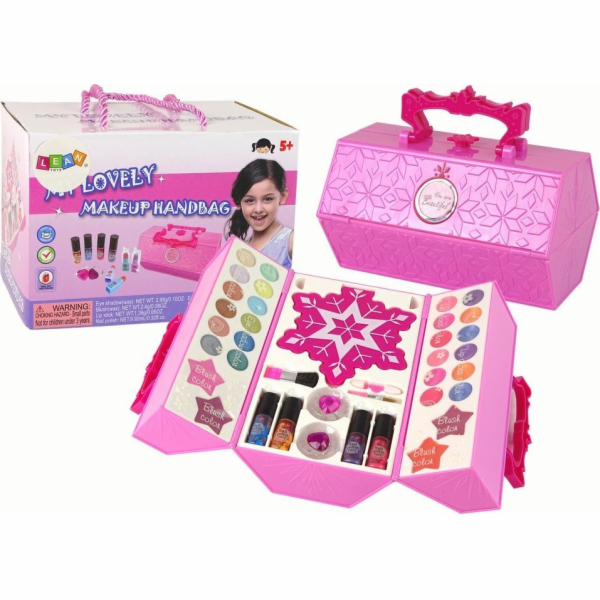 LeanToys Pink Eyeshadow Makeup Bag Set.