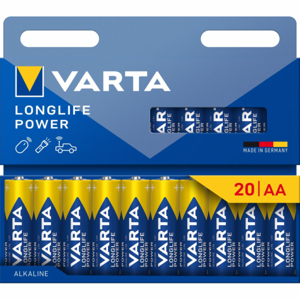 1x20 Varta Longlife Power Mignon AA LR 6 04906121720