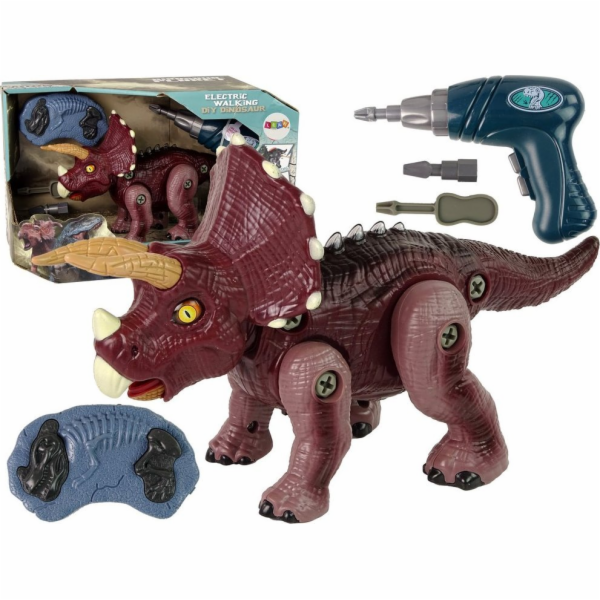 Demontáž dinosaurů LeanToys pomocí plastové vrtačky