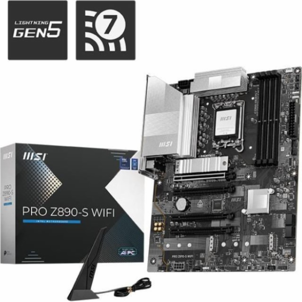 MSI PRO Z890-S WIFI, základní deska
