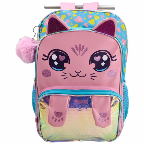 Batoh Růžová Kočka 42 cm