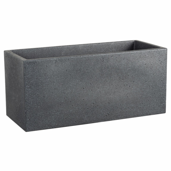 Hrnec Scheurich Stony Black, plast, O 59 x 25 cm